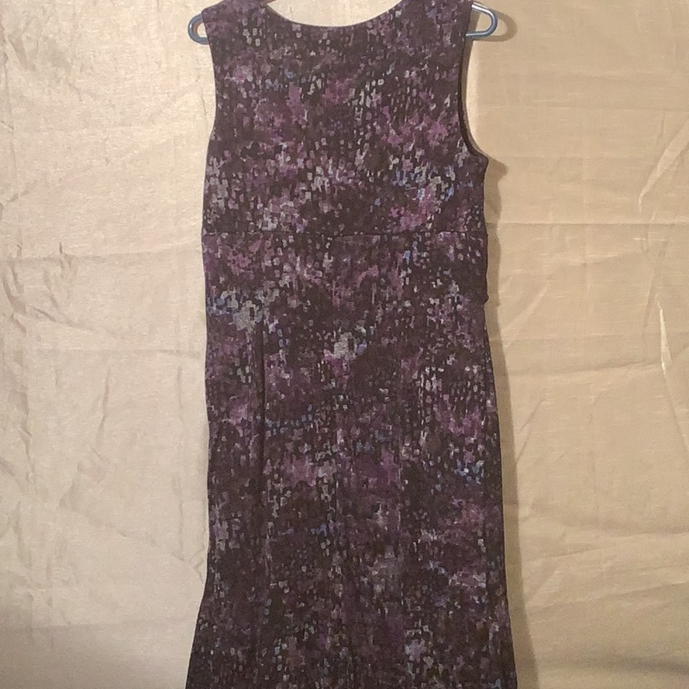 Perceptions Purple Sleeveless Sheath Midi Dress - Picture 4 of 5